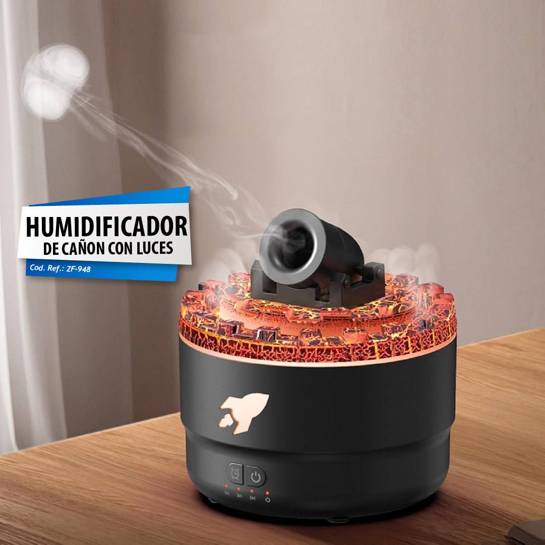 Humidificador De Cañon Con Luces